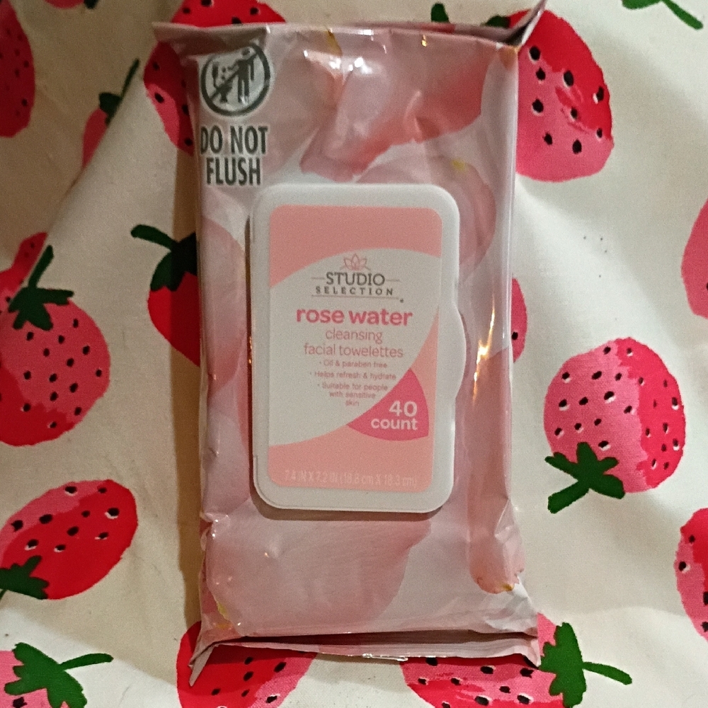 Rose Water Face And Body Cleansing Wipes FREE WITH BUNDLE OF 3